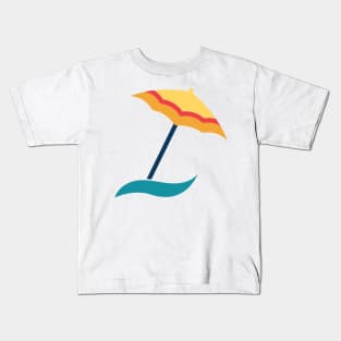 Beach Umbrella Kids T-Shirt